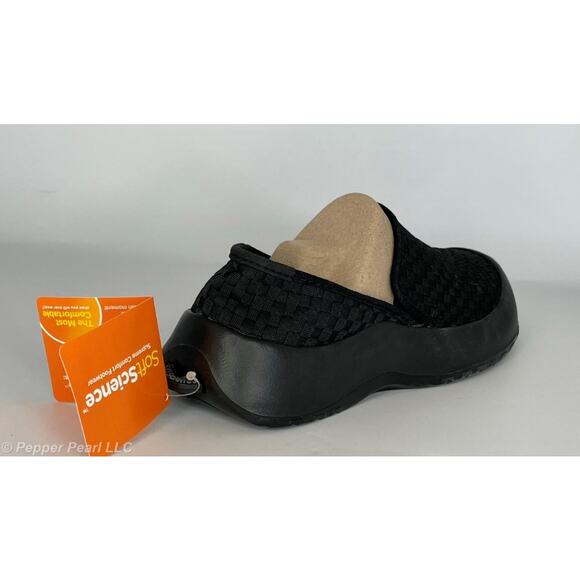 Black Unisex Junior 2-3 Slip on comfort Espadrille casual walking shoe - Picture 6 of 10